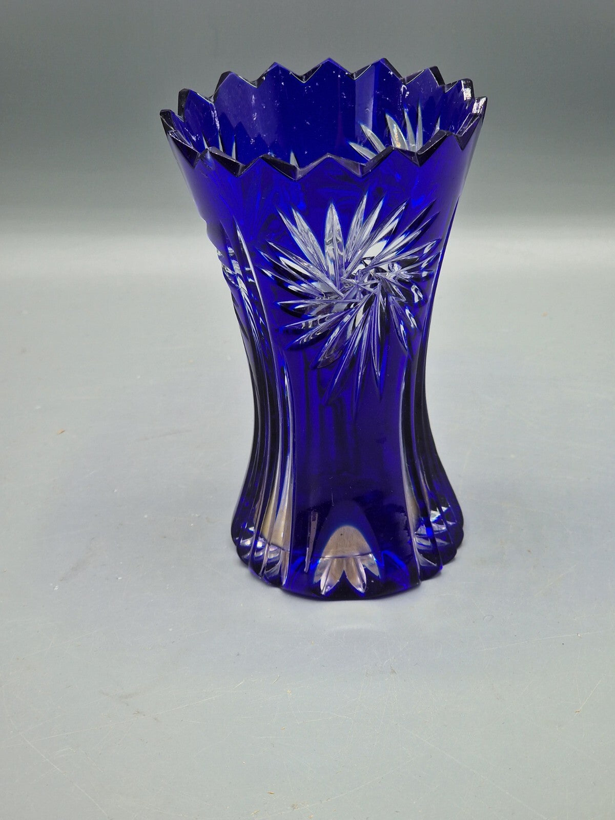 Antiquität, Glasvase, Hochwertig, Sammler, Dekoration, 12cm hoch